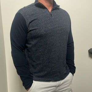 Vintage 1946 quarter zip long sleeve shirt